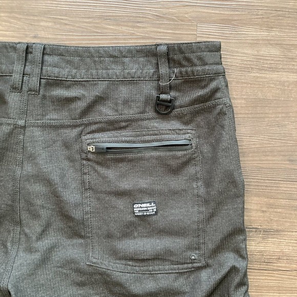 O'neill Men's Classic Walking Casual Chino Shorts Size 36 Gray Cargo Pocket - Picture 6 of 12